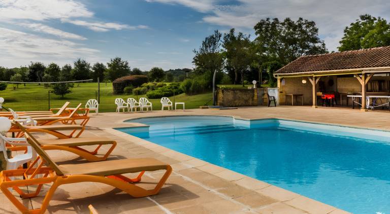 House with pool, garden & terrace | Garden view in Gaillard