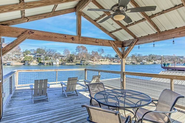 Deep Water Dock & Slip Lake LBJ Getaway