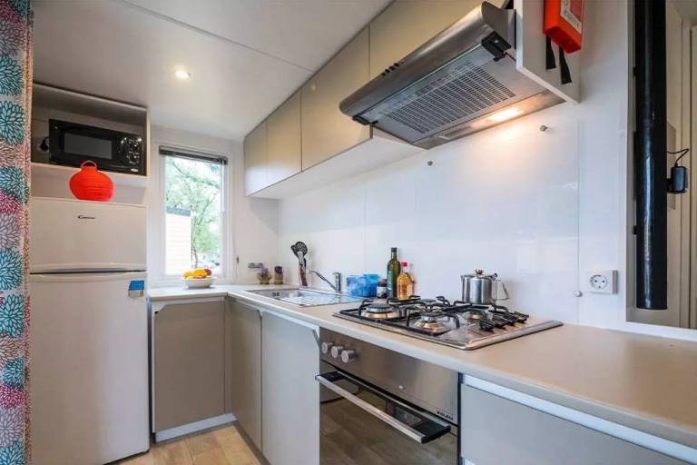 Camping L'Ile du Rhin - Mobile home Comfort 2 bdr. 5 pers. Covered Decking A/C — photo 2