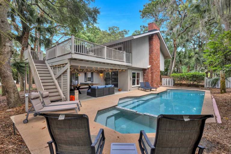 4 South Beach Ln @ Sea Pines Pool & Spa Steps to Beach Golf & Tennis in Hilton Head Island, SC