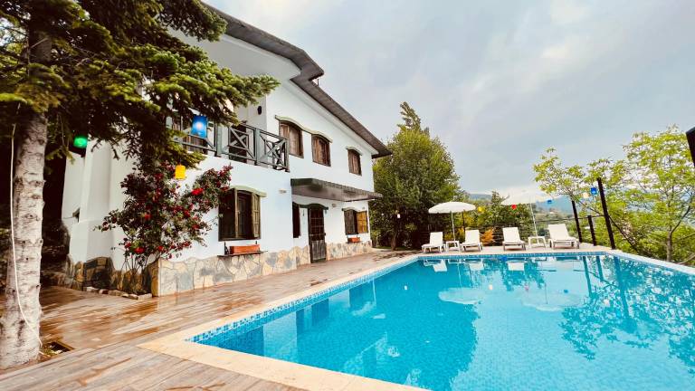 Fully equipped pleasant villa with yard, grill & pool | Perfect for remote work | Pets allowed in Mersin