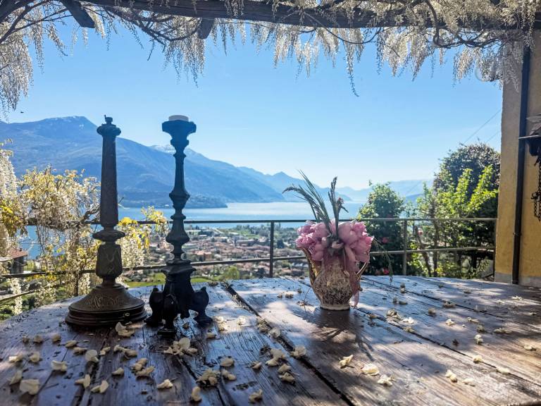 Ferienwohnung mit Hund in Gravedona ed Uniti, Comer See, Italien