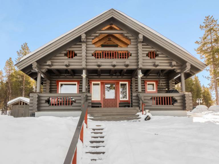 Ferienhaus mit Hund in Inari, Finnland fuer max. 7 Personen