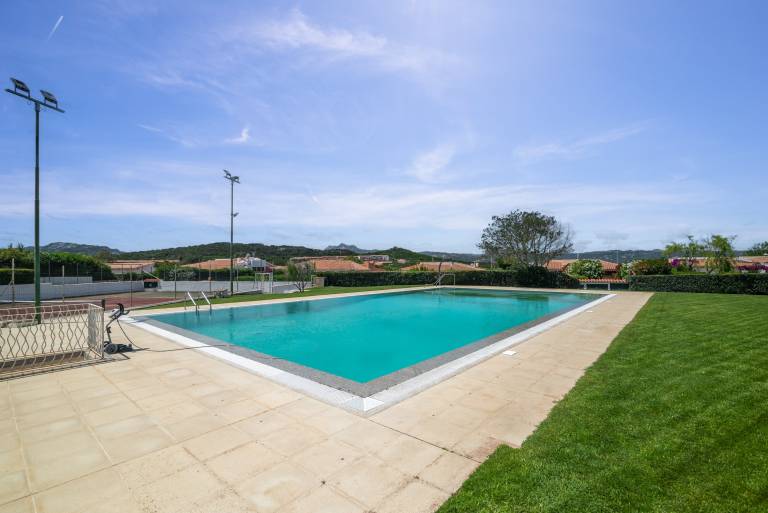 Villa 'Alba Baja Sardinia' with Sea View, Shared Pool, and Wi-Fi in Baja Sardinia