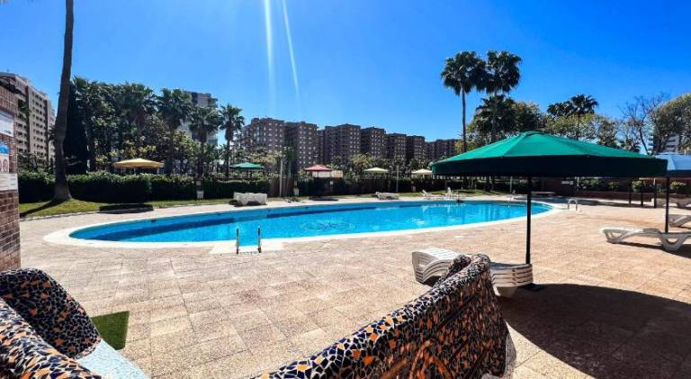 Apartment with patio & private pool in Oropesa del Mar