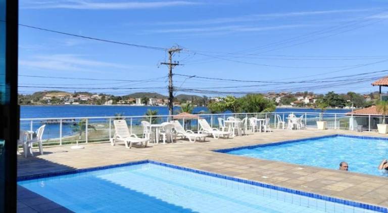 Rental apartment with pool & sauna in Sao Pedro