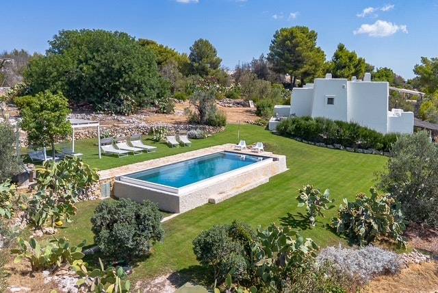 House with barbeque, garden & private pool | Water view in Patu