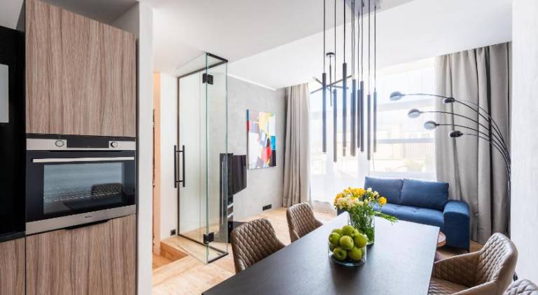 Luxury apartment with a balcony and a terrace — photo 2