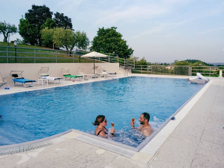 Aparthotel with pool, yard & patio — photo 2