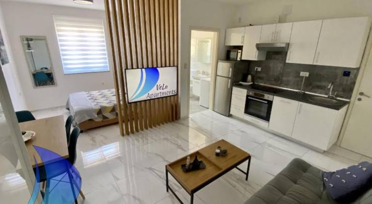 Holiday apartment with yard, terrace & barbeque in Lovran