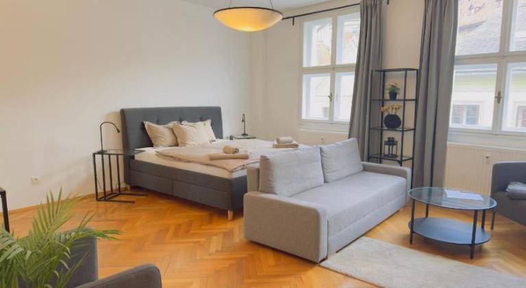 Holiday apartment with garden & patio in Cesky Krumlov
