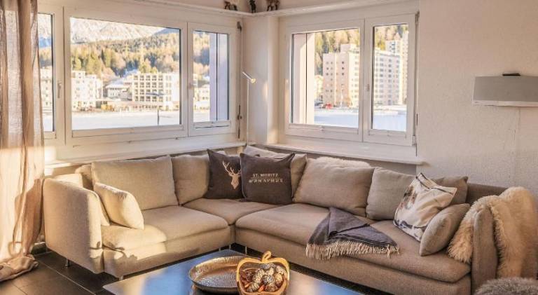 Holiday apartment with 2 rooms for 4 persons in St. Moritz