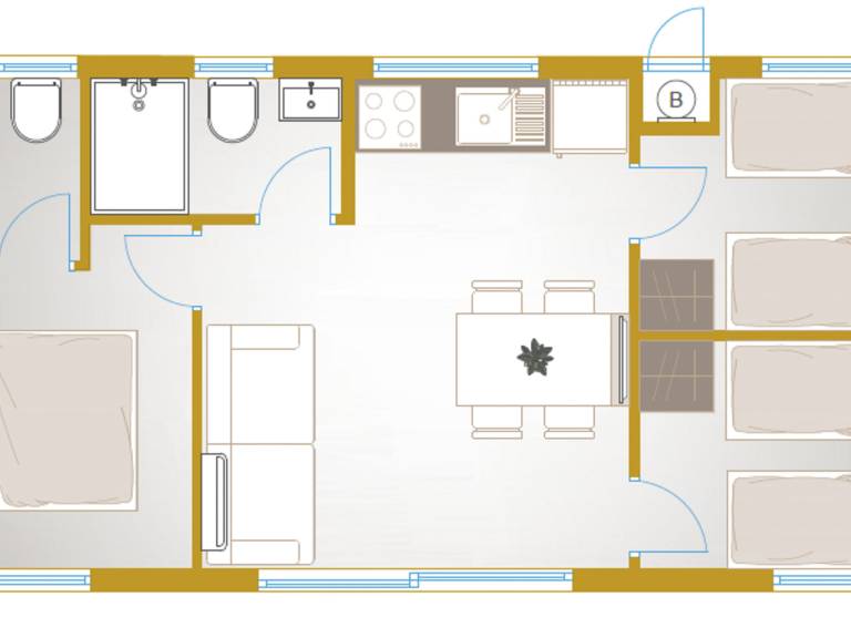 Apartment with heated pool & garden | Dogs allowed — photo 3
