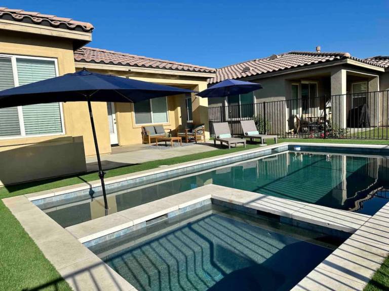Family-oriented wonderful vacation home with private pool | Pets are welcome in Indio, CA