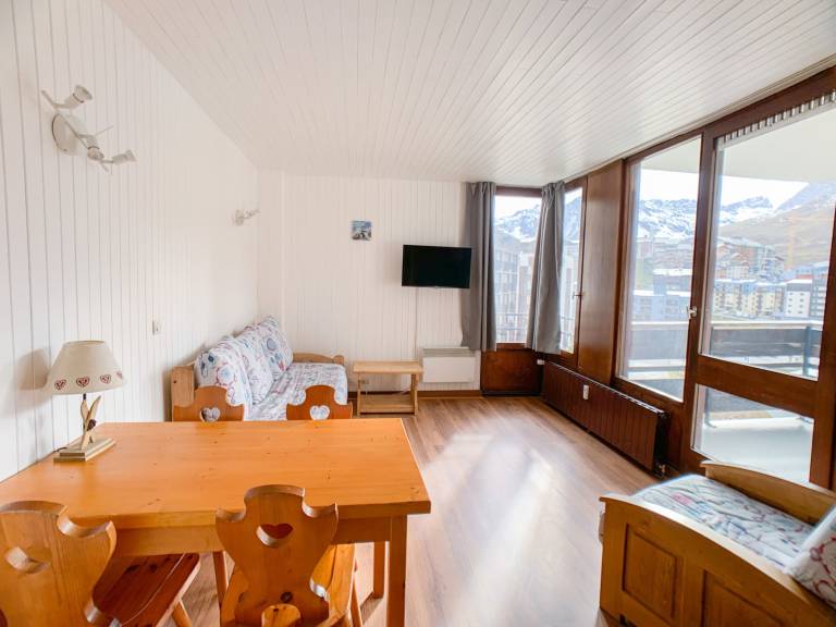 Comfortable studio in Tignes with balcony and pets allowed in Tignes