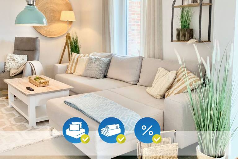 Haus Luke, Neues Ferienhaus für Familien mit Garten und Sauna in Butjadingen