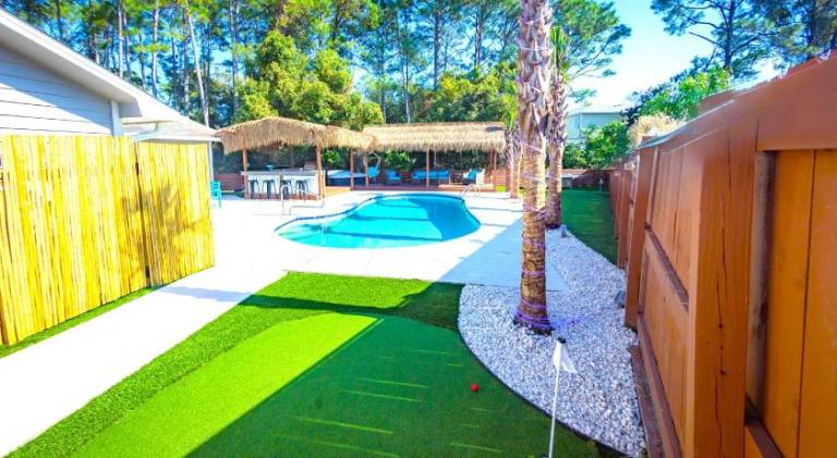 Pleasant vacation home with pool & hot tub | Pets allowed in Panama City