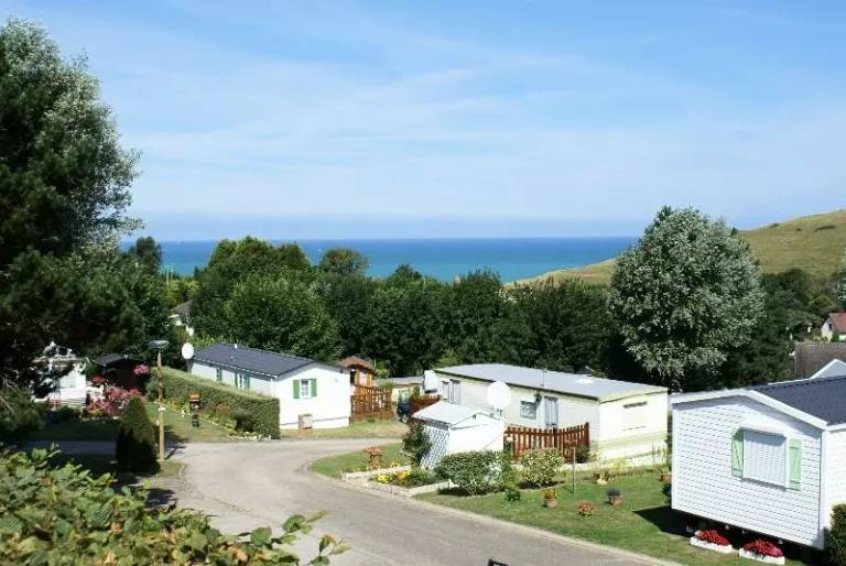 Camping Les Goélands - Mobile home Premium - 1 bedroom - semi-covered terrace with sea view 2 people — photo 5