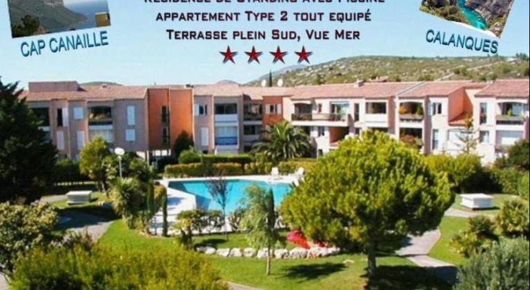 Rental apartment with yard, terrace & pool | Suitable for remote work in Cassis