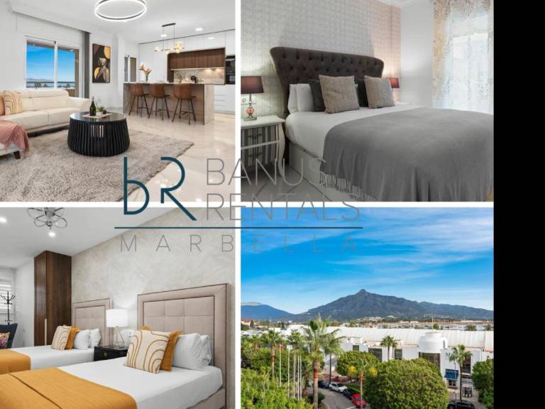 Fully equipped rental apartment with patio, garden & pool | Next to the beach | Pet-friendly in Marbella