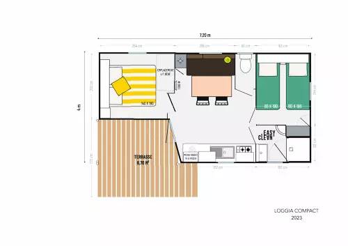 Mobile home with garden & terrace — photo 3