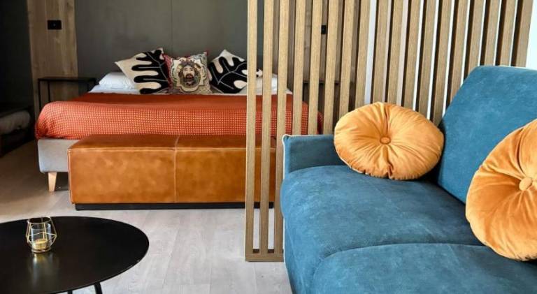 Rental apartment with patio in Taormina