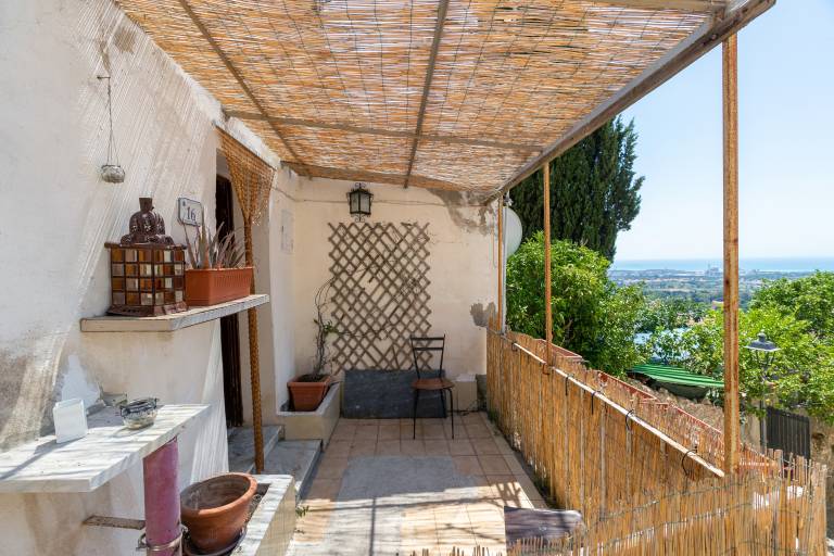 Holiday apartment with yard | City view in Rosignano Marittimo