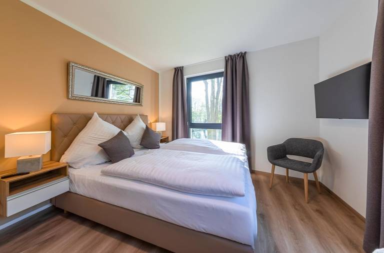 5 Sterne Ferienapartment Honigbiene mit seitlichem Blick auf den Krakower See — photo 5