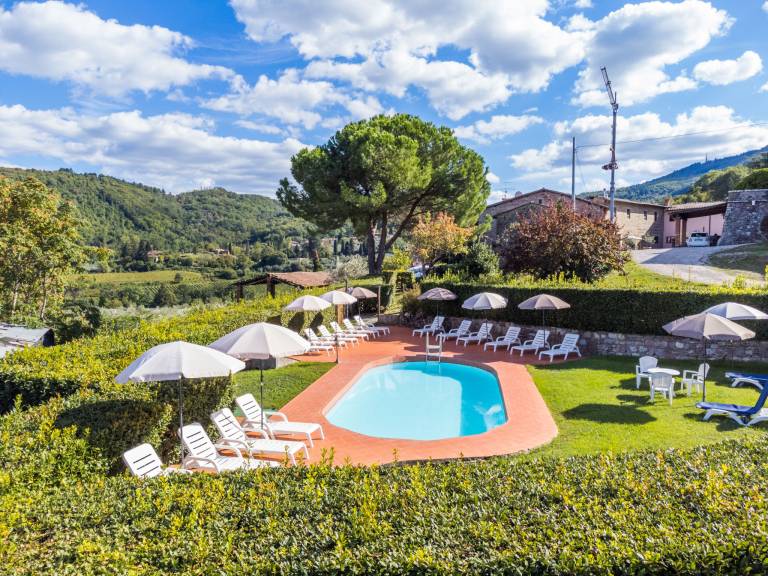 Ferienwohnung in Lucolena In Chianti f&uuml;r max. 4 Personen, 
