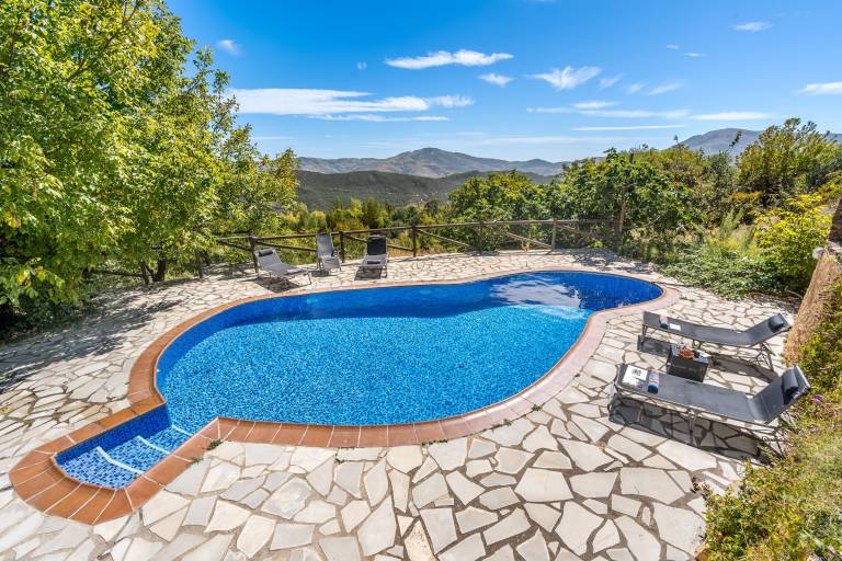 Country House 'Cortijo Jiménez' with Mountain View, Private Pool and Wi-Fi in Almeria