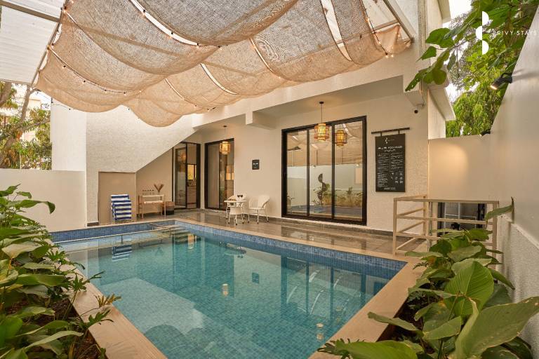 House with pool | Pet-friendly in Alibag