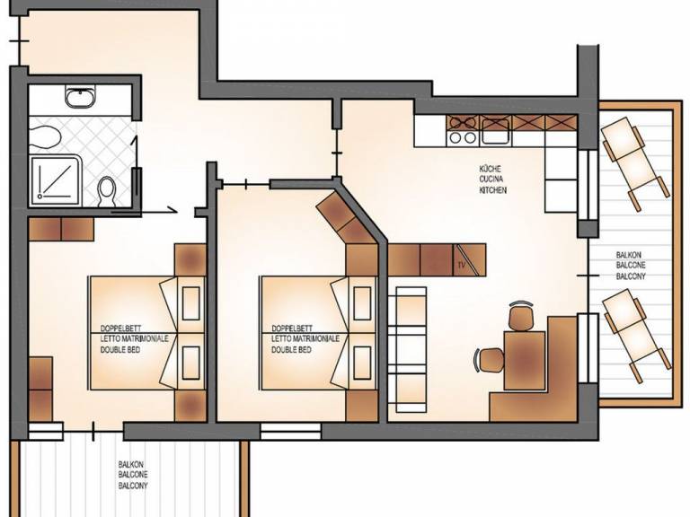 Ferienwohnung in Mühlen in Taufers, Sand in Taufers f&uuml;r max. 4 Personen