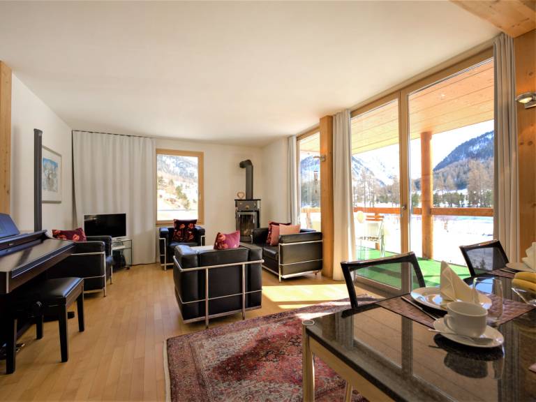 Ferienwohnung in Pontresina für max. 4 Gäste