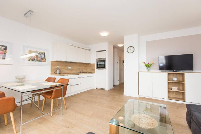 2 Zimmer-Apartment,zwei Terrassen und optional Parkplatz direkt am Haus 7 Nr 89 in Plau am See