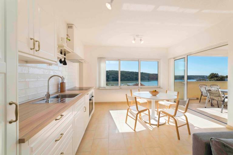 Two bedroom apartment with balcony and sea view Kampor, Rab (A-20925-b) in Rab
