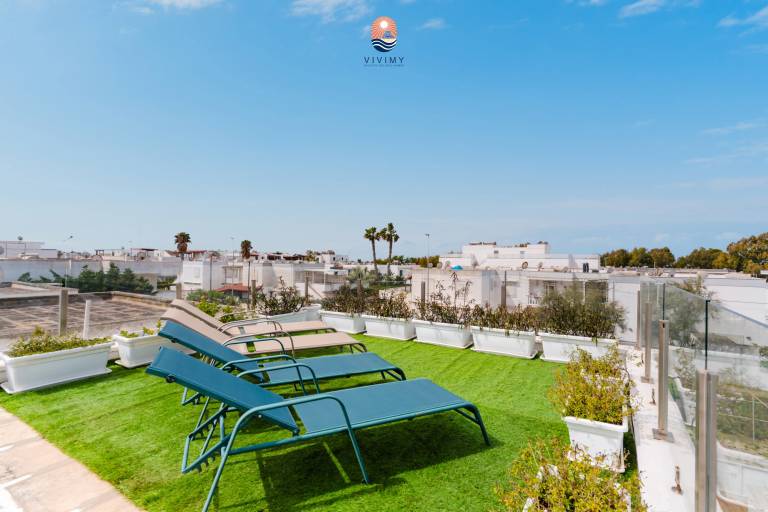 Vacation home with terrace | Beach view | Close to the beach | Pets are welcome in Ugento