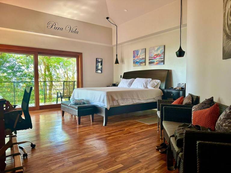 Villa with patio, jacuzzi & garden | Sea view in Puntarenas
