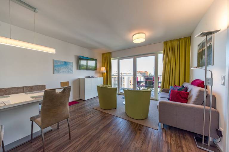 Tolles Apartment mit Infrarotsauna und Balkon mit wunderschönem Panoramablick! in Wangerland