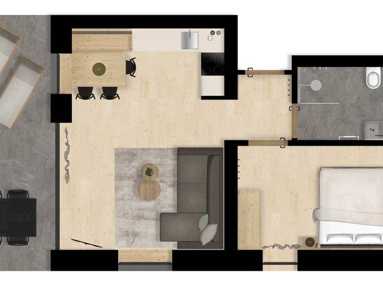 Ferienwohnung in Hafling Oberdorf, Hafling für max. 4 Gäste