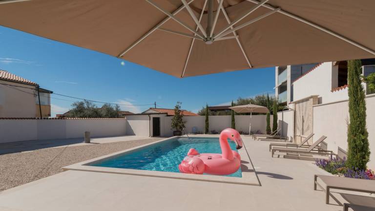Villa with private pool, yard & patio in Umag
