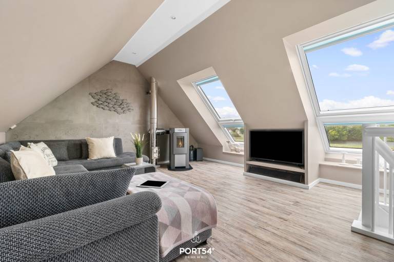 Deichkieker directly on the North Sea with water view, balcony and pellet stove — photo 2