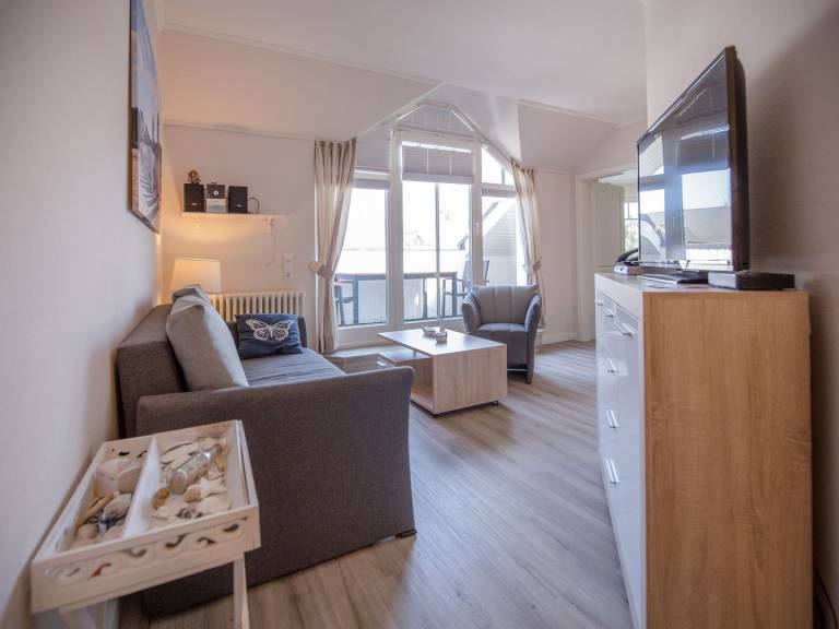 Komfortplus Ferienwohnung mit 1 Schlafzimmer und Balkon im Dachgeschoss in Binz