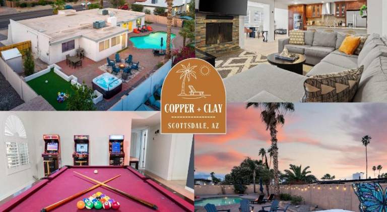 Vacation home with hot tub & pool | Suitable for remote work in Phoenix, AZ