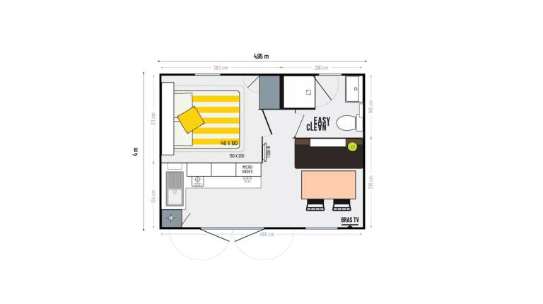 Mobile home with heated pool, yard & terrace — photo 3