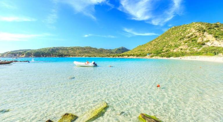 Vacation home with pool in Villasimius
