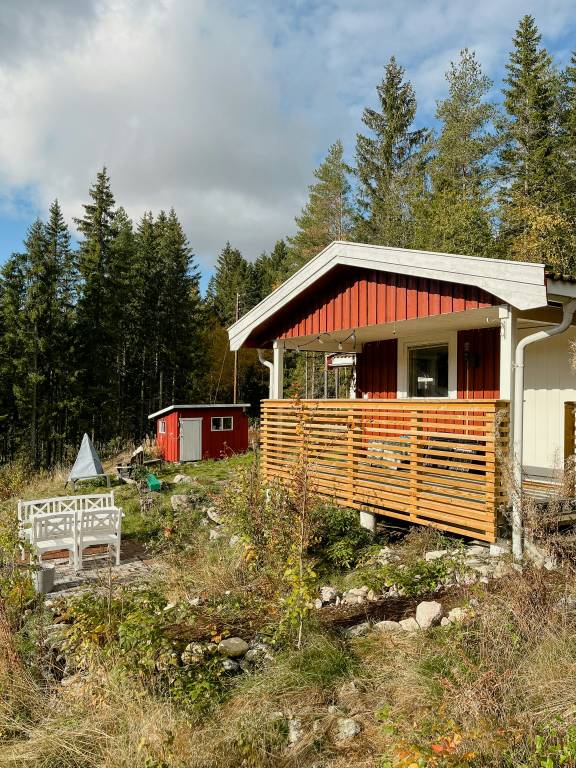 Ferienhaus mit Hund in Aurskog-Høland, Norwegen fuer max. 4 Personen