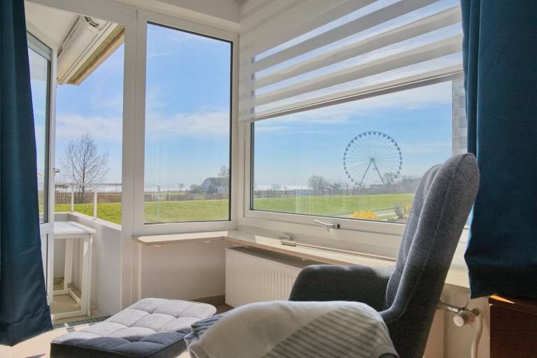 Komfortables Apartment Hanseat II App. 121 mit Meerblick und Balkon in Grömitz in Groemitz