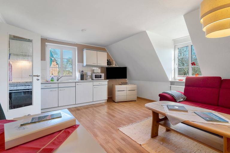 Apartment Fewo Gurde mit Gemeinschaftsgarten und WLAN