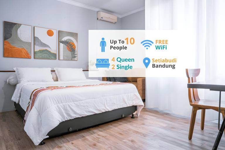 Beautiful house with yard, barbeque & patio | Suitable for remote work | Dogs allowed in Bandung