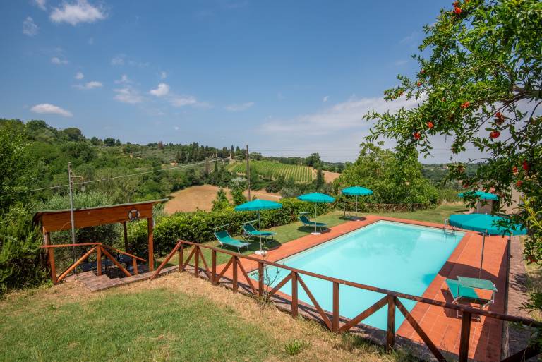 Apartment 'Uva' with private pool, Wi-Fi and air conditioning in San Gimignano